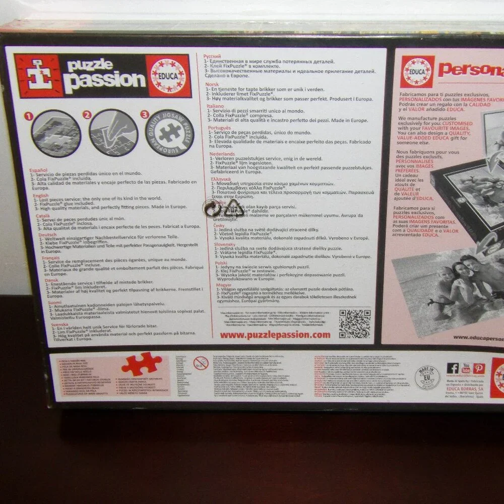 BEERS Educa 1000 Piece Jigsaw Puzzle new